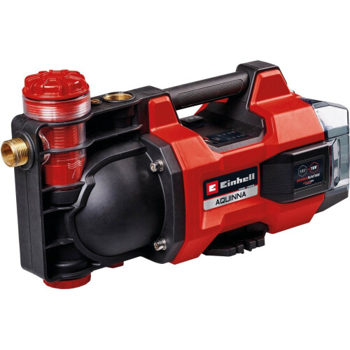 Einhell Accu Tuinpomp AQUINNA 18/30 F LED Li Solo - Power X-Change - 18 V/Li-ion - 3000 l/u - Max. zuighoogte: 28 m - ECO/Boost modus - Overbelastings- en vorstbeveiliging - Excl. accu en lader Tweedehands