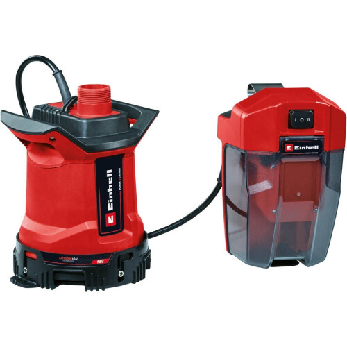 Einhell Accu Vuilwaterpomp GE-DP 18/25 LL Li Solo - Power X-Change - 18 V/Li-ion - Max. levercapaciteit: 7.000 l/u - Max. opvoerhoogte: 5m - Max. dompeldiepte: 4m - Afzuigend tot: 1mm - ECO/BOOST modus - Excl. accu en lader
