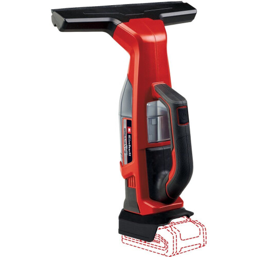 Einhell BRILLIANTO Li Solo - Accu Ruitenreiniger - Power X-Change - Werkbreedte: 28 cm - Rood/Zwart