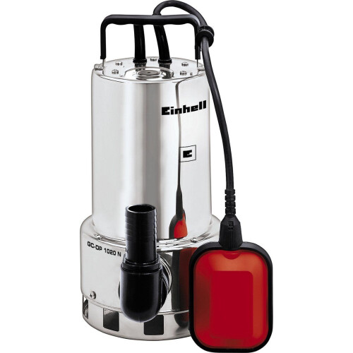 Einhell GC-DP 1020 N - Elektrische Vuilwaterpomp - 1000 W - 18000 l/u - RVS behuizing - Traploos instelbare vlotterschakelaar