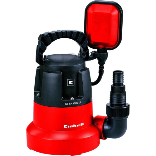 Einhell GC-SP 3580 LL - Dompelpomp - 350 W - 8000 l/u - Max. opvoerhoogte: 7,5 m - Max. dompeldiepte: 7 m - Afzuigend tot: 1 mm - Snoerlengte: 10 m