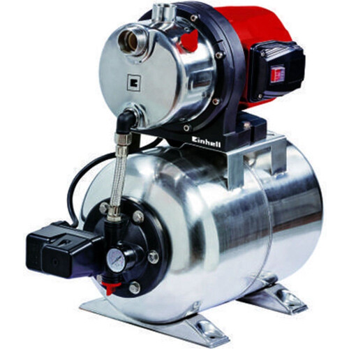 Einhell GC-WW 1250 NN - Hydrofoorpomp - 1200 W - 5000 l/u - 5 bar - RVS drukvat 20 L - Max. opvoerhoogte 50 m
