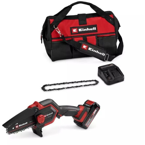 Einhell GE-PS 18/15 Li - Accu Kettingzaag - Koolborstelloze motor - Rood