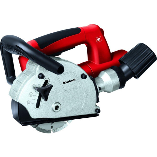 Einhell Muurfrees TC-MA 1300 - 1320 W -Ø125 mm - Groefdiepte 8-30 mm - Groefbreedte 8-26 mm - Stofafzuiging - Incl. 2x diamantslijpschijven