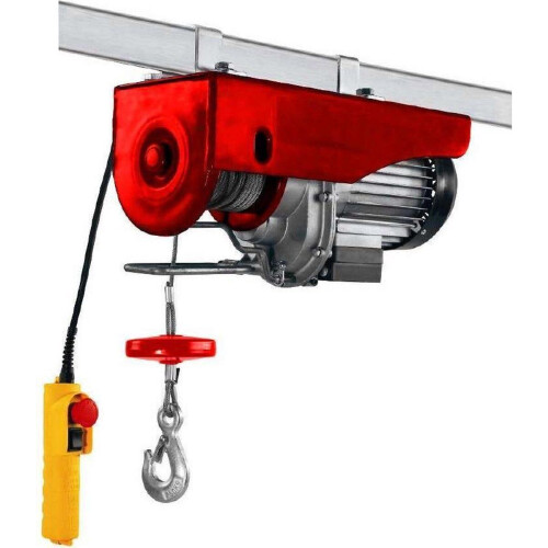 Einhell TC-EH 600 - Elektrische Kabeltakel - 1050 W - 300 kg op 18 m - 600 kg op 9 m - Noodstop - Automatische rem - Incl. katrol Tweedehands