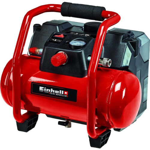 Einhell TE-AC 36/6/8 Li OF Set-Solo - Accu Compressor - 130 L/min - 6 L tank Tweedehands