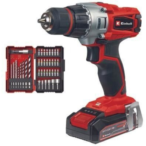 Einhell TE-CD 18/2 - Accu Boor-/Schroefboormachine - 39-delige accessoireset Tweedehands