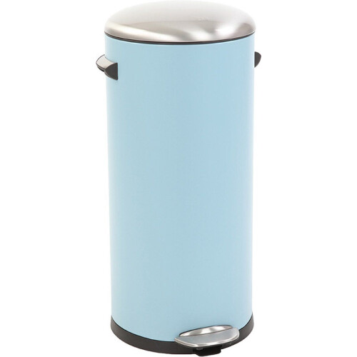 EKO - Belle Deluxe pedaalemmer 30 liter - Steel Plastic - licht blauw, sandcoated - Prullenbak Tweedehands