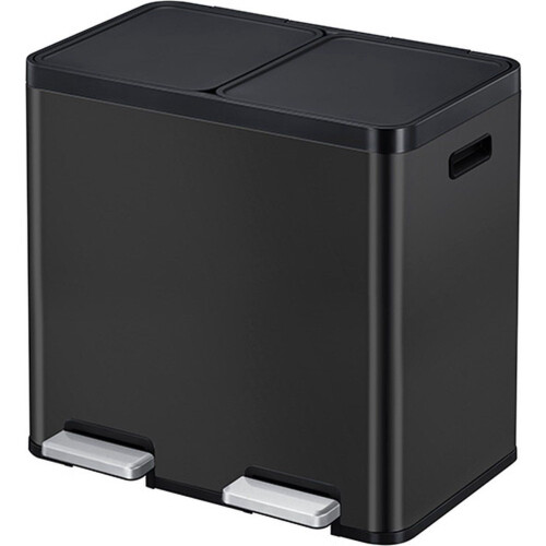 EKO Essential 1 Recycler - Pedaalemmer 44L - Soft-close - Zwart Tweedehands