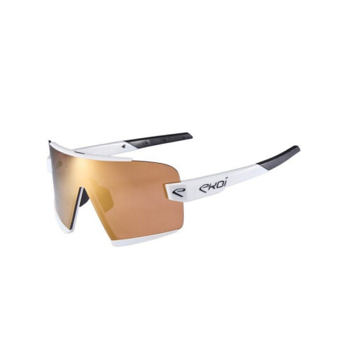 EKOI - OTTIMO Bril Racing Wit Revo Gold Cat3 - Fietszonnebril