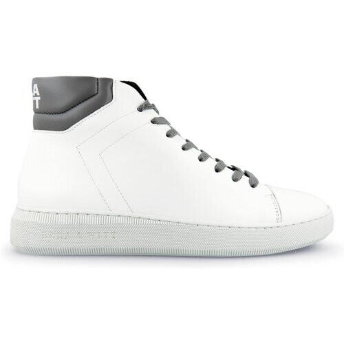 Ella & Witt dames vegan High Top Sneaker Adams Wit & Grijs Tweedehands