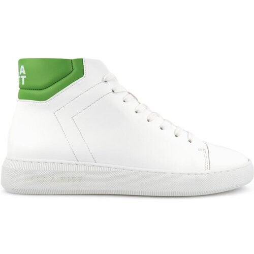 Ella & Witt dames vegan High Top Sneaker Adams Wit & Groen Tweedehands