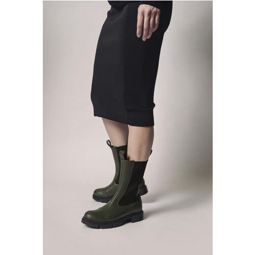 Ella & Witt dames vegan Laarzen Karen Donkergroen Tweedehands