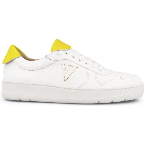 Ella & Witt dames vegan Sneaker Davis Wit & Geel Tweedehands