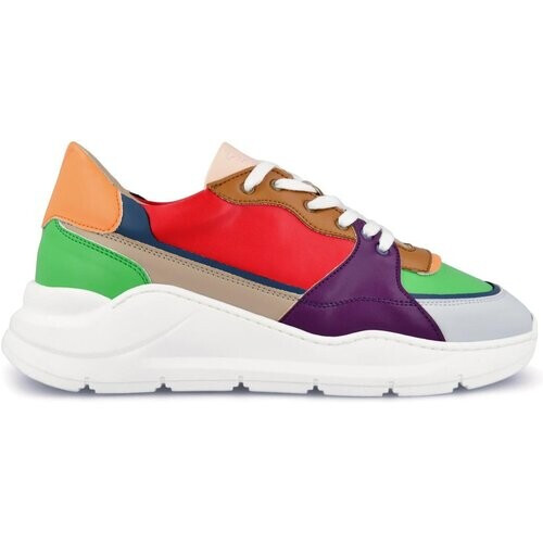 Ella & Witt dames vegan Sneaker Goodall Rood, Groen & Paars Tweedehands
