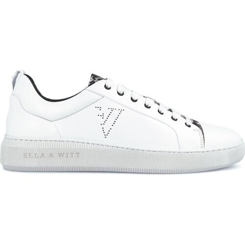 Ella & Witt dames vegan Sneaker Nikola Wit & Slangenprint Tweedehands