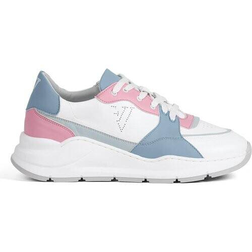 Ella & Witt dames vegan Sneakers Goodall Ii Wit / Blauw / Roze Tweedehands