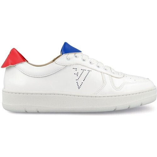 Ella & Witt mannen vegan Davis Sneaker Wit, Rood & Blauw Tweedehands