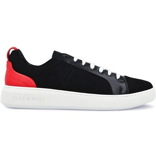 Ella & Witt mannen vegan Nikola Sneaker Zwart & Rood Tweedehands