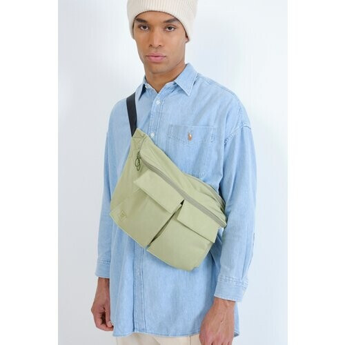 Embassy of Bricks and Logs dames vegan Tobe Combat Bag Lichtgroen Tweedehands