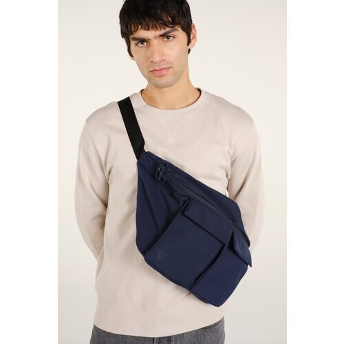 Embassy of Bricks and Logs mannen vegan Combat Bag Tuba Vervaagd Marineblauw Tweedehands