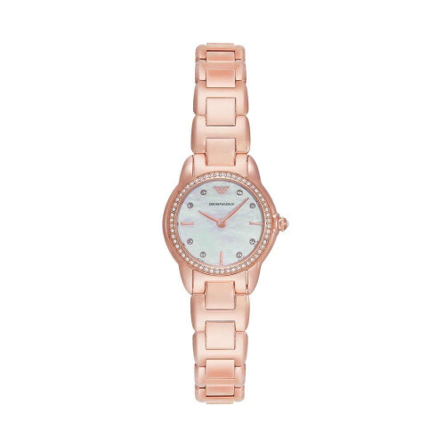 Emporio Armani AR11671 Dames Horloge 26mm - Goudkleurig Tweedehands