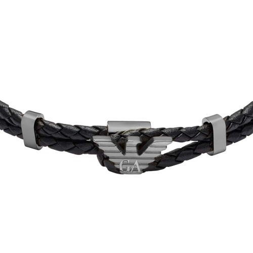 Emporio Armani EGS3322060 Heren Armband (sieraad) 21 cm - Staalgrijs