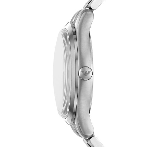 Emporio Armani Heren Horloge - 41 mm - Japans uurwerk - Zilverkleurig