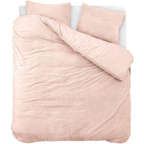 EMSA dekbedovertrek EMSA Teddy Roze 240 x 200/220 cm