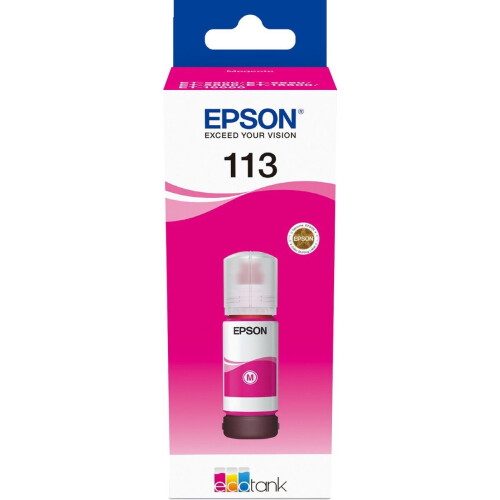Epson 113 EcoTank - Inktfles - Pigment - Magenta (70 ml) Tweedehands