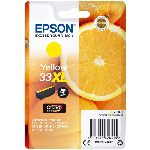Epson C13T33644012 - Inktcartridge - Origineel - Geel Tweedehands