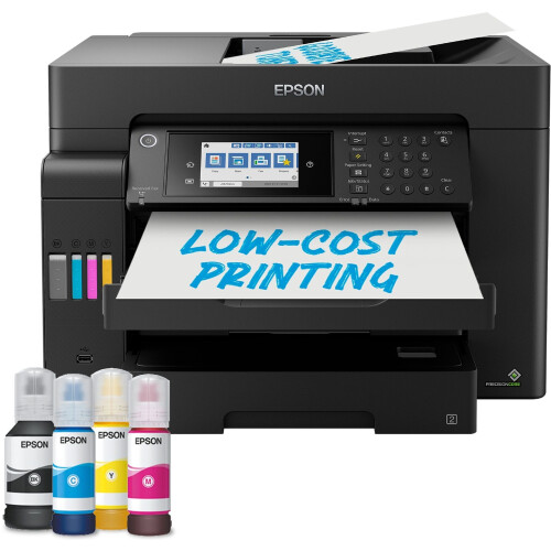 Epson EcoTank ET-16605 - Multifunctionele A3+ inkjet printer - Navulbare inkttanks - 4x Tweedehands