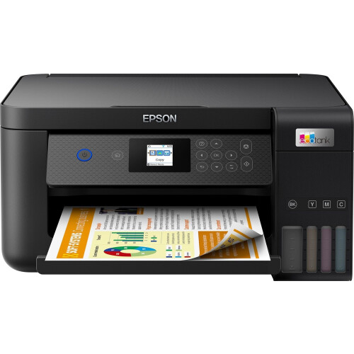 Epson EcoTank ET-2850 - A4 Inkjetprinter - Mobiel printen Wi-Fi Dubbelzijdig - Zwart (C11CJ63405) Tweedehands