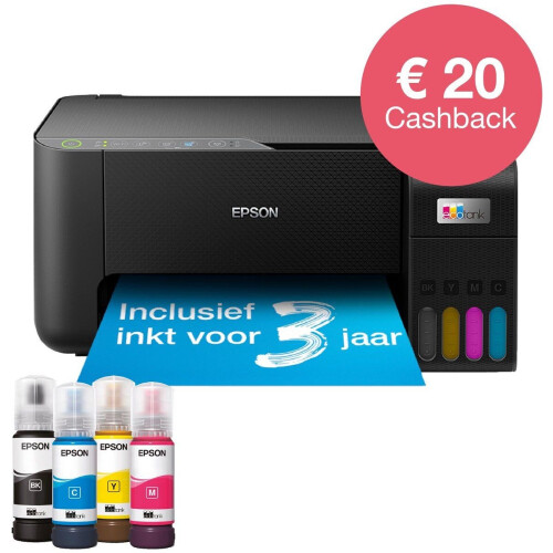 Epson EcoTank ET-2860 - A4 Inkjetprinter - All-in-one - Wi-Fi Tweedehands