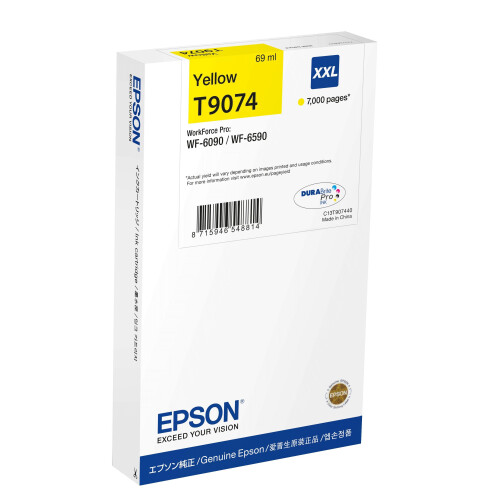 Epson T9074XXL - Inktcartridge - Geel Tweedehands