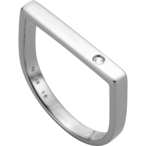 Esprit ESRG003311 - Ring - Gerhodineerd 925 zilver - Zirkonia - Zilver