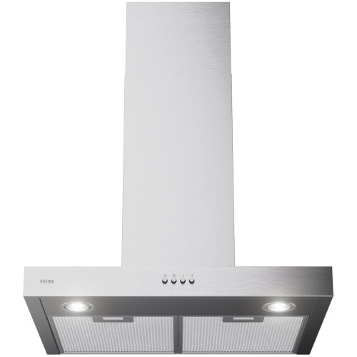 ETNA AB260RVS - Blokmodel Schouwkap - RVS - 3 Afzuigstanden - LED spots - Afvoer naar buiten of recirculatie Tweedehands