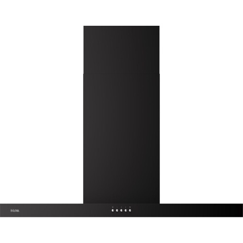 ETNA AB390ZT - Blokmodel schouwkap - 90 cm - Matzwart - A++ Tweedehands