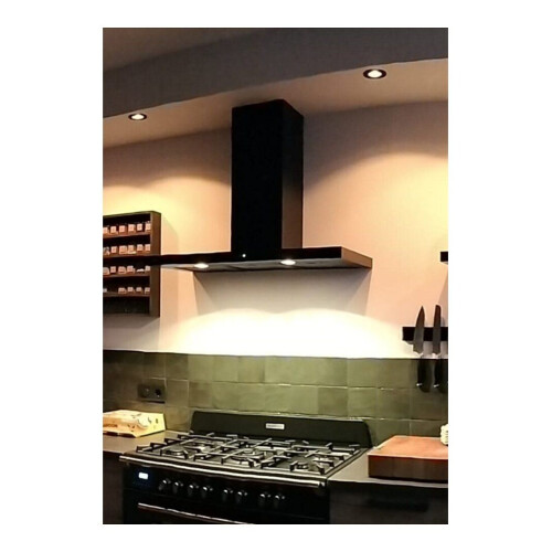 ETNA AB691ZT - Slimline schouwkap - 90 cm - 680 m³/h - Matzwart Tweedehands
