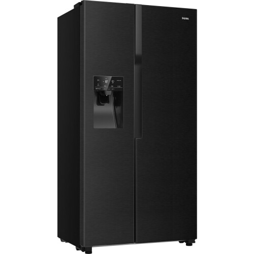 Etna Akv578izwa - Amerikaanse Koelkast - 179.1 Cm - 499l - No Frost - Water- & Ijsdispenser - Zwart | Nieuw (outlet)