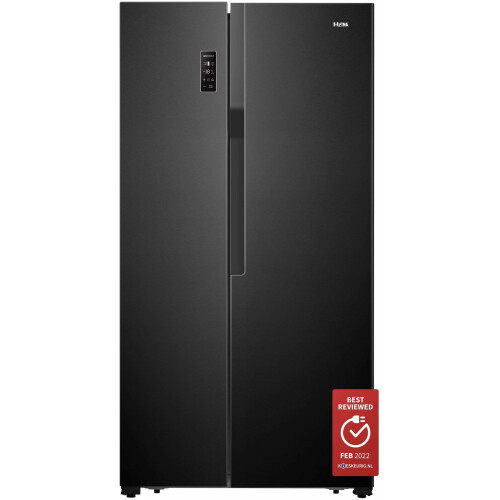 ETNA AKV578ZWA - Amerikaanse koelkast - No-frost MultiFlow 360° - RVS