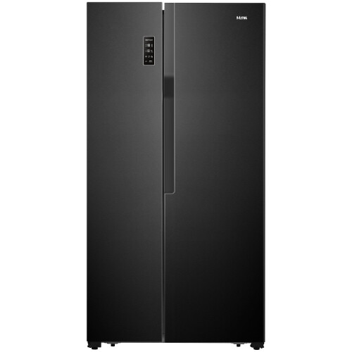 Etna AKV578ZWA - Amerikaanse koelkast - No-frost - Zwart