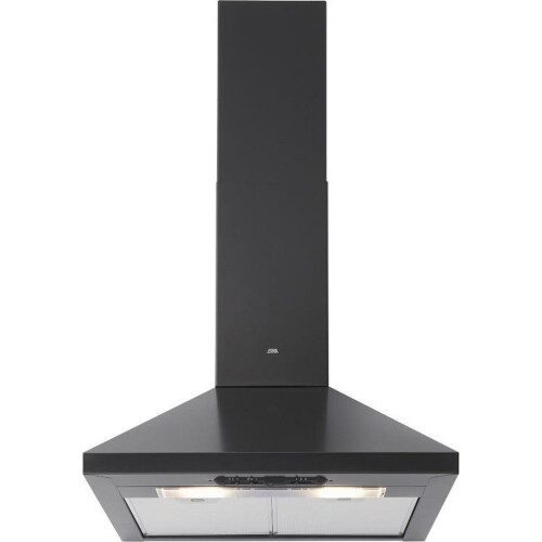 ETNA AP360ZT - Wandschouw afzuigkap - 380 m³/h - Zwart - 60 cm