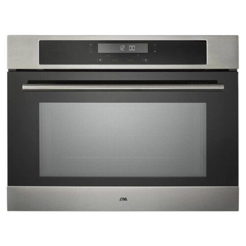 ETNA CM851RVS - Inbouw combi magnetron - Ovenfunctie magnetron stoomfunctie - RVS Tweedehands