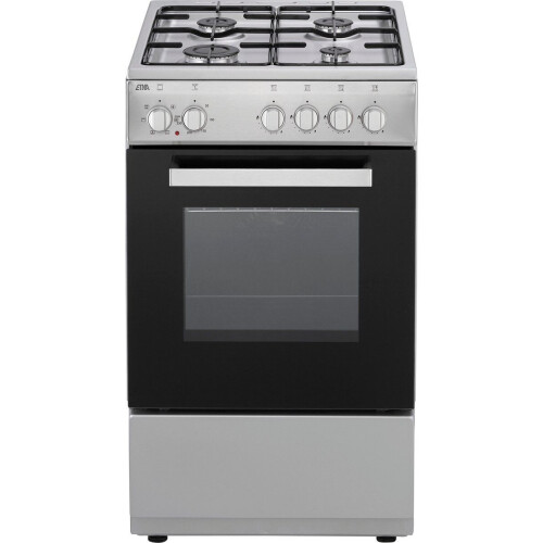 Etna FGV350RVS - Fornuis 50 cm - 4 kookzones 4 ovenstanden - Roestvrijstaal Tweedehands