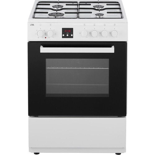 Etna FGV561WIT - Gas/Electro Fornuis - 4 Kookzones 65L Oven - Wit Tweedehands