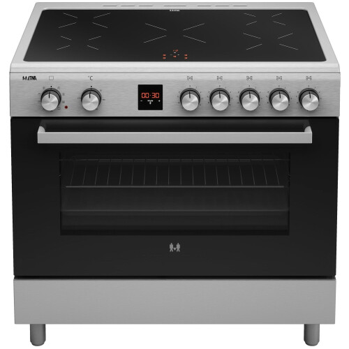 ETNA FI590RVS - Inductiefornuis - 5 kookzones - RVS Tweedehands