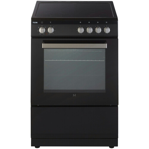 ETNA FIV560ZWA - Vrijstaand inductiefornuis - 4-pits - Multifunctionele oven 65L - Zwart