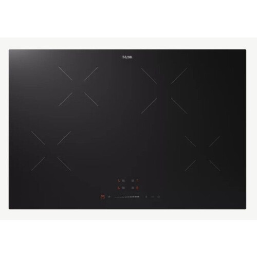 ETNA KI377ZT - Inductiekookplaat (77 cm) - 4 kookzones - Sliderbediening - Keramisch glas - Kinderslot - Panherkenning - 4 Timers