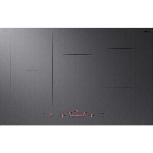 ETNA KIF780DS - Inductiekookplaat 80cm - 5 kookzones - Zwart glas